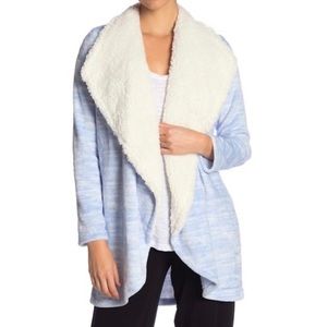 Carole Hochman | Faux Shearling Trim Cardigan *NWT